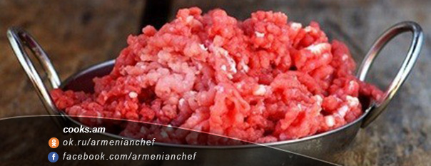 Մսի խճողակ կոտլետի համար