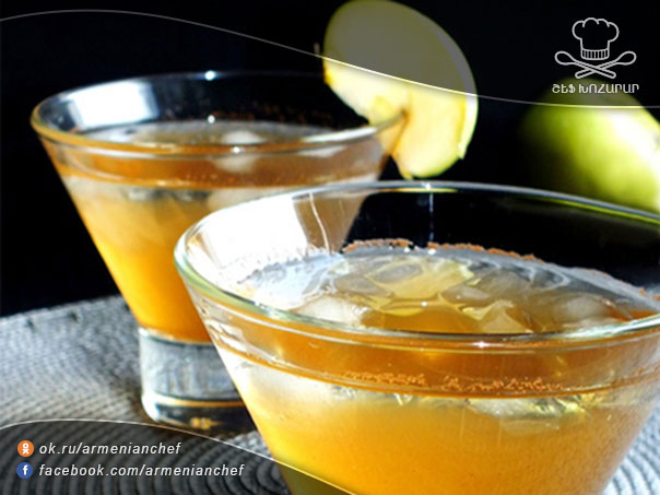 խնձորով կոկտեյլ